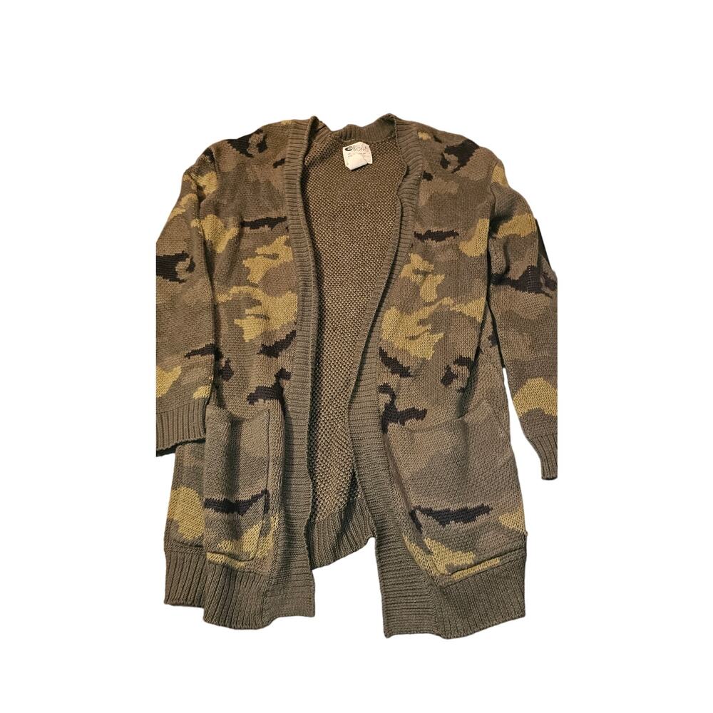 Camoflauge Green Billabong Cardigan‎ size small